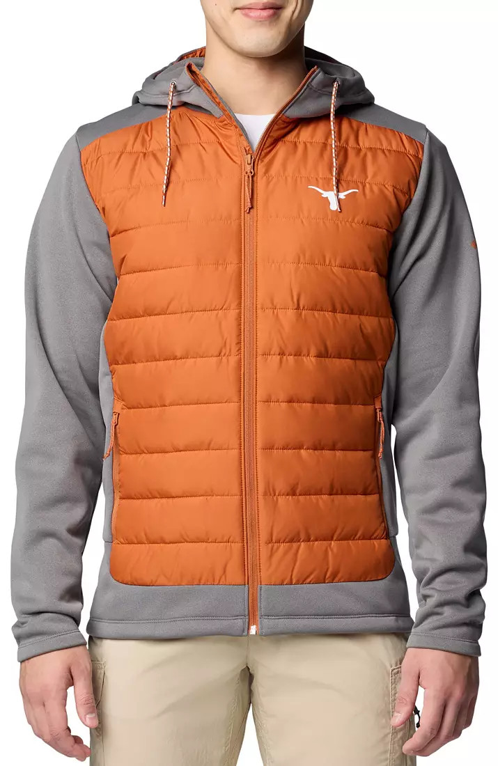 Columbia Men's Texas Longhorns City Grey Hybrid Full-Zip Jacket | DICK'S Sporting Goods