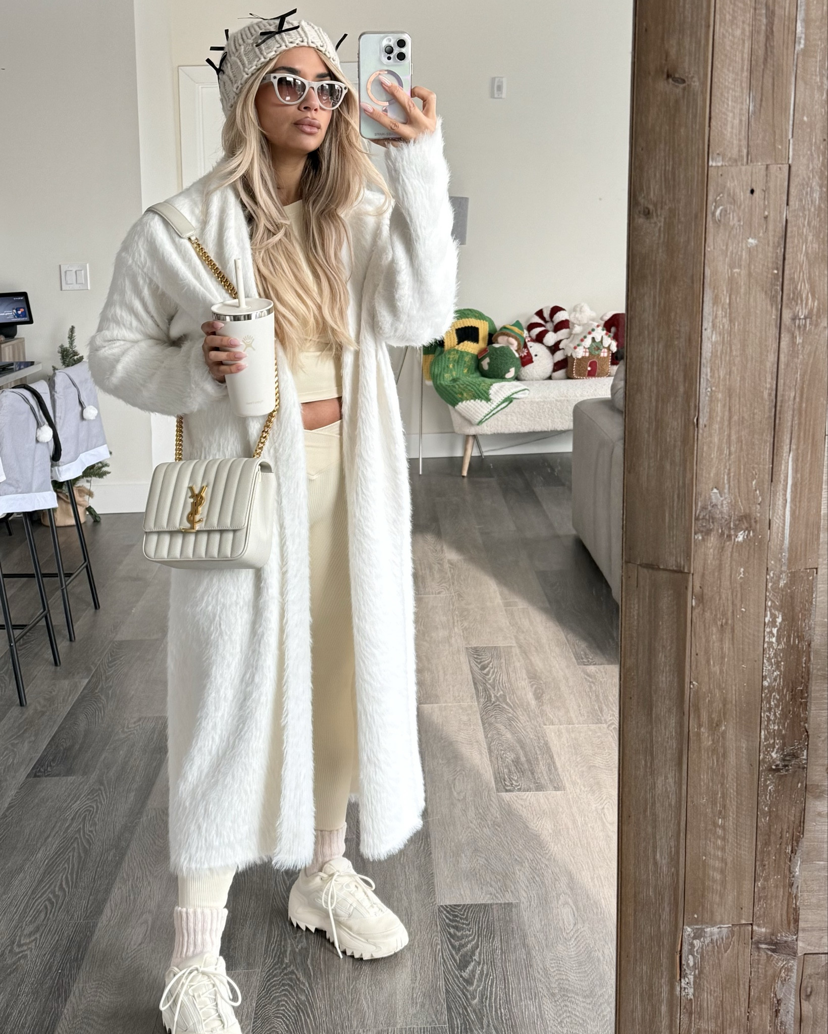 Makeup artist off-duty but still serving looks in winter white 🤍 This cozy outfit has been my go-to for running errands and tackling schoolwork in style. Sharing all the details on my LTK so you can snag this comfy yet chic vibe for yourself! #WinterWhites #OffDutyStyle #LTKOutfit

#LTKSeasonal #LTKStyleTip