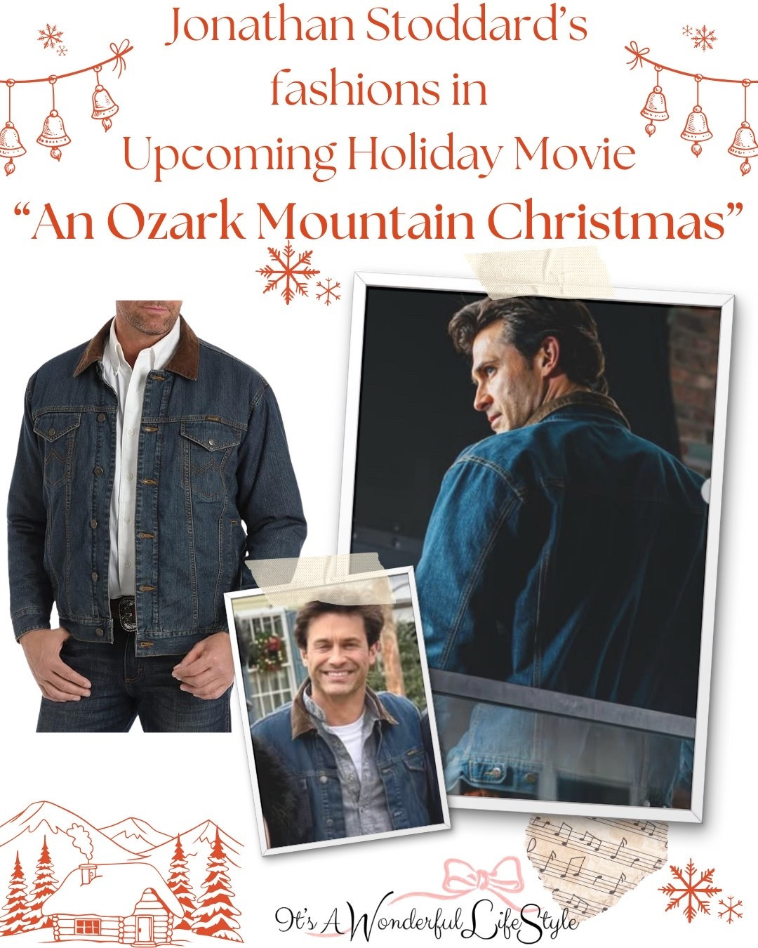 Saddle up for the holidays! 

Get Jonathan Stoddard’s rugged denim jacket from the upcoming holiday movie “An Ozark Mountain Christmas”… perfect for adding a little cowboy charm to your festive season. Stay cozy, stylish, and ready to sleigh any winter adventure! 🎄


#LTKSeasonal #LTKSaleAlert #LTKMens