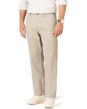 Amazon Essentials Men's Classic-Fit Wrinkle-Resistant Flat-Front Stretch Chino Pant | Amazon (US)