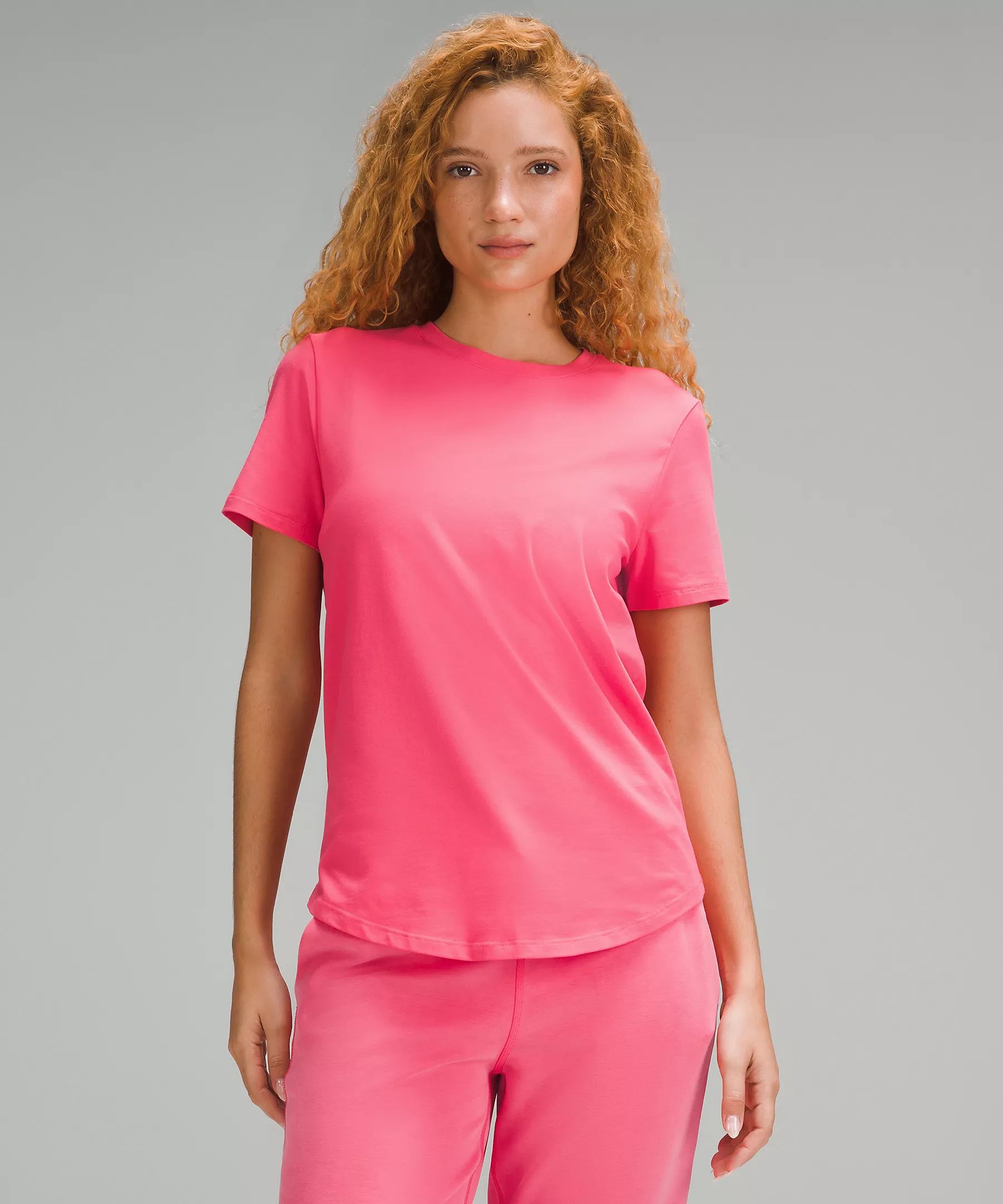 Love Curved-Hem Crewneck T-Shirt | Lululemon (US)