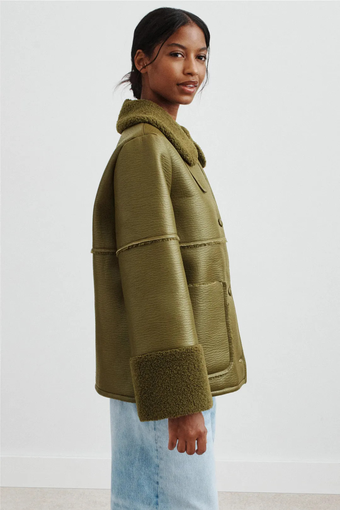 Baum und Pferdgarten Birdie Shearling Jacket | Rent the Runway