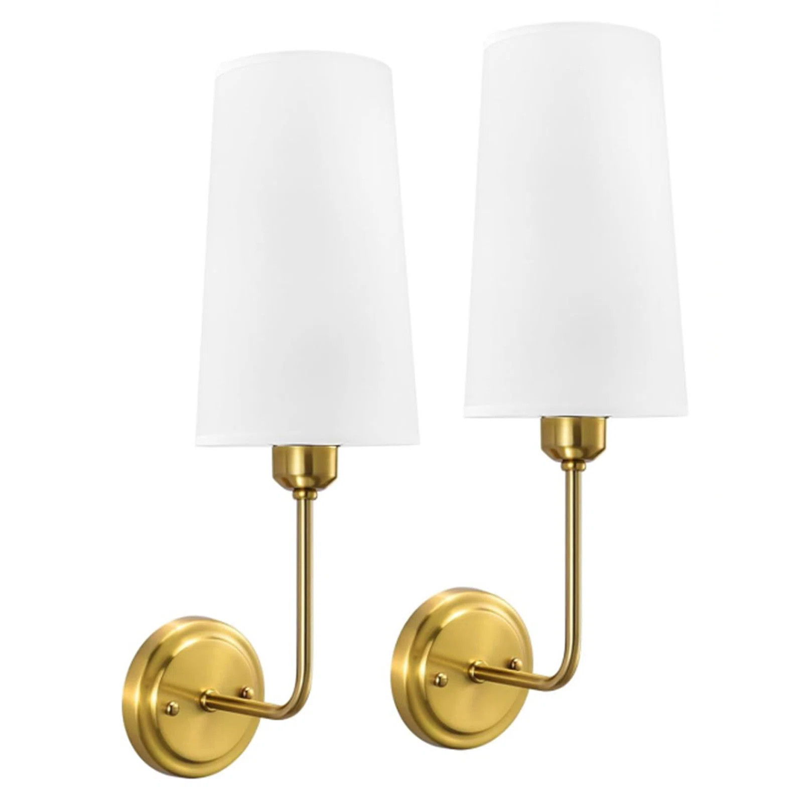 Manuella Solid Brass Wall Sconces (Set of 2) | Wayfair North America