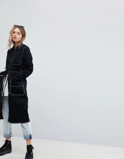 Cheap Monday Summer Trench with Contrast Stitching | ASOS US