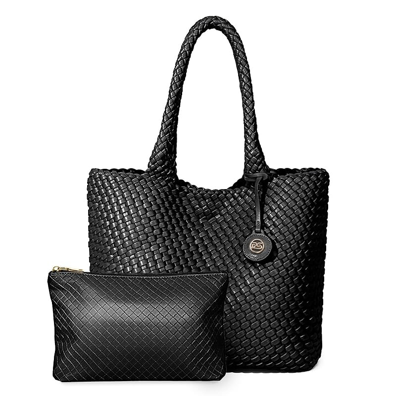 PS PETITE SIMONE Woven Tote Bag for Women Large Woven Leather Handbags and Purses Braided Bags We... | Amazon (US)