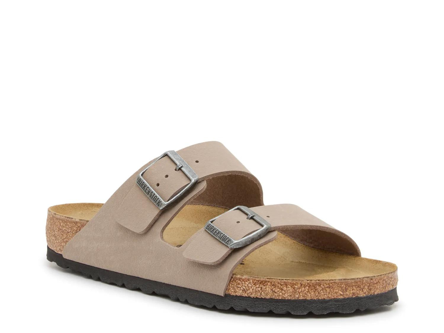 Birkenstock Arizona Slide Sandal Men's | Men | Women's | Taupe | Size EU 44 / US Womens 13-13.5 / Mens 11-11.5 | Sandals | Footbed | DSW