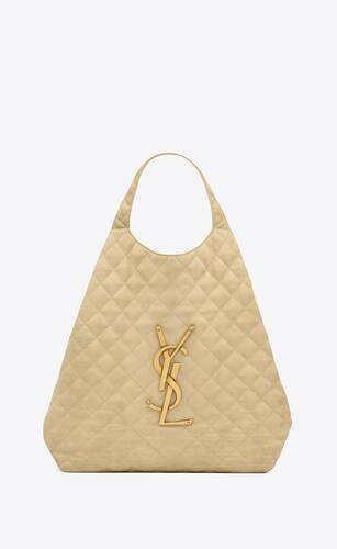 icare maxi shopping bag in quilted nubuck suede | Saint Laurent Inc. (Global)
