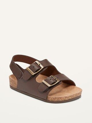 Faux-Suede Double-Buckle Sandals for Baby | Old Navy (US)