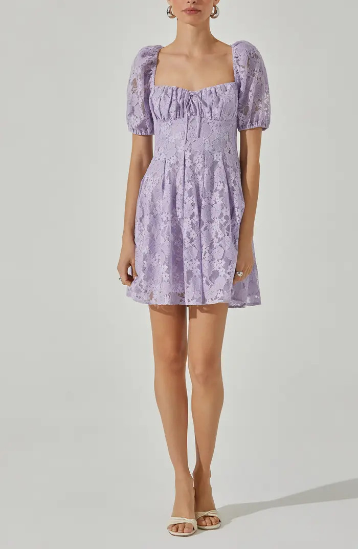 Floral Lace Minidress | Nordstrom
