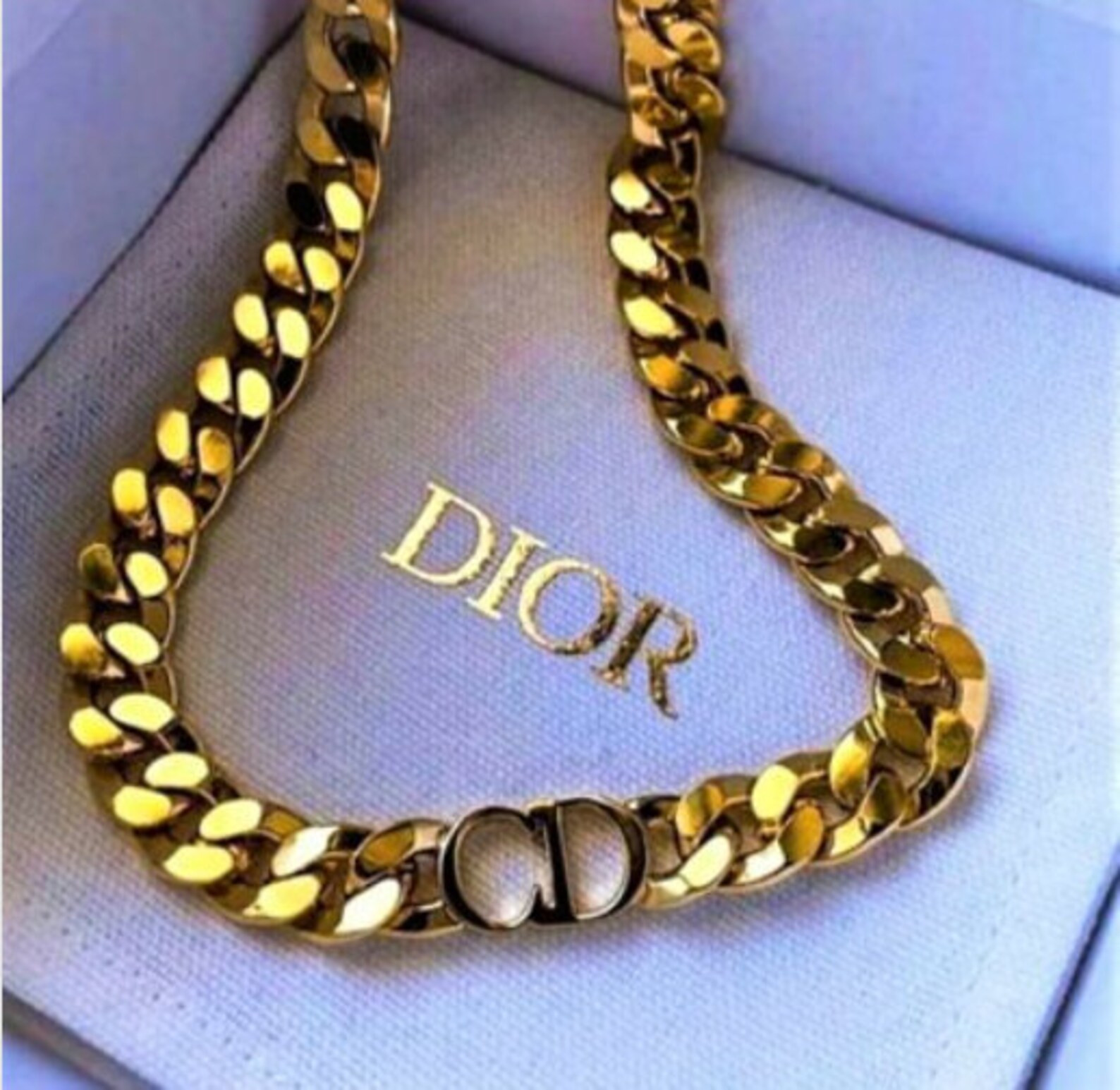 CRD Choker  Gold Plated Necklace  Chain Choker  | Etsy | Etsy (US)