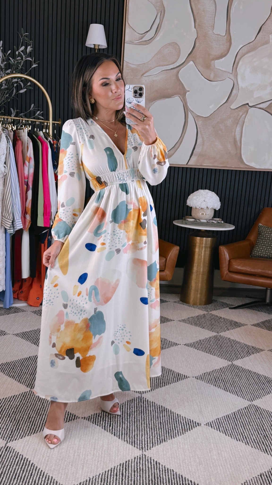 Pretty spring dress. 

In a small 

#LTKOver40 #LTKStyleTip #LTKPetite