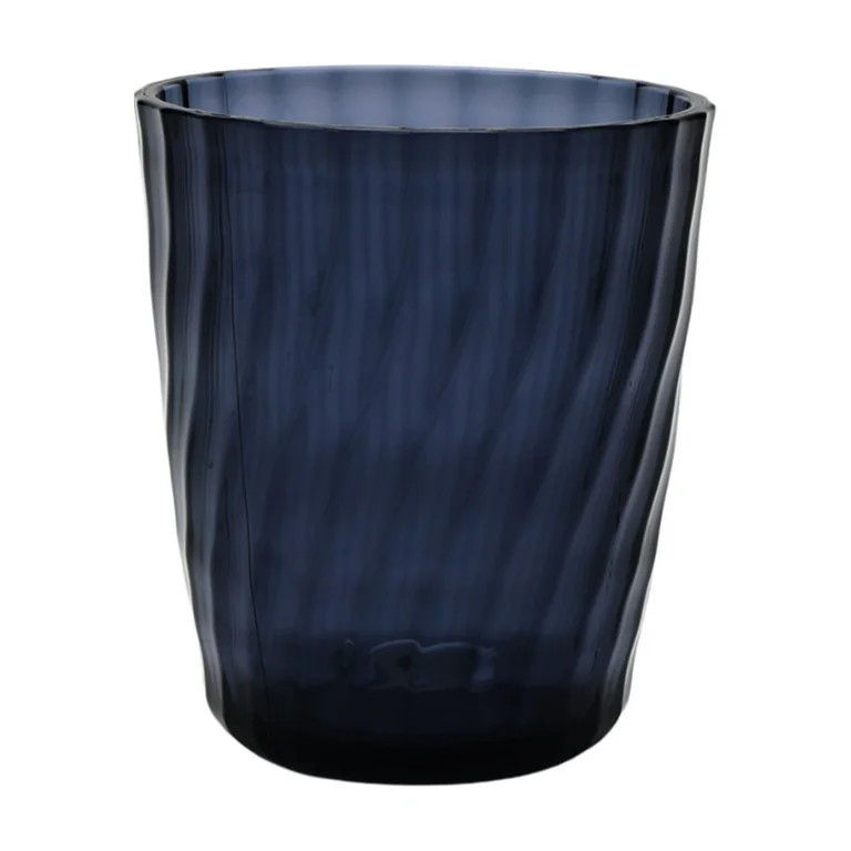 Mainstays 14-Ounce Acrylic Short Embossed Swirl Texture Tumbler, Blue | Walmart (US)