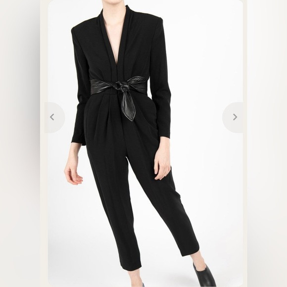 A.L.C. Kieran Belted Long Sleeve Jumpsuit | Poshmark