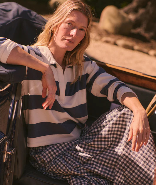 Luxe Sueded Polo Tee | Marine Layer