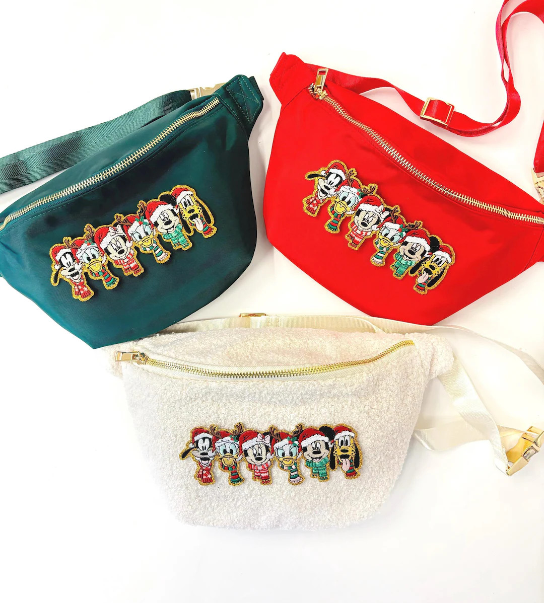 Large Christmas Fanny Pack | Mouse and Friends Bag | Sensational Six Bag | Magic Inspired Bag | H... | Etsy (US)