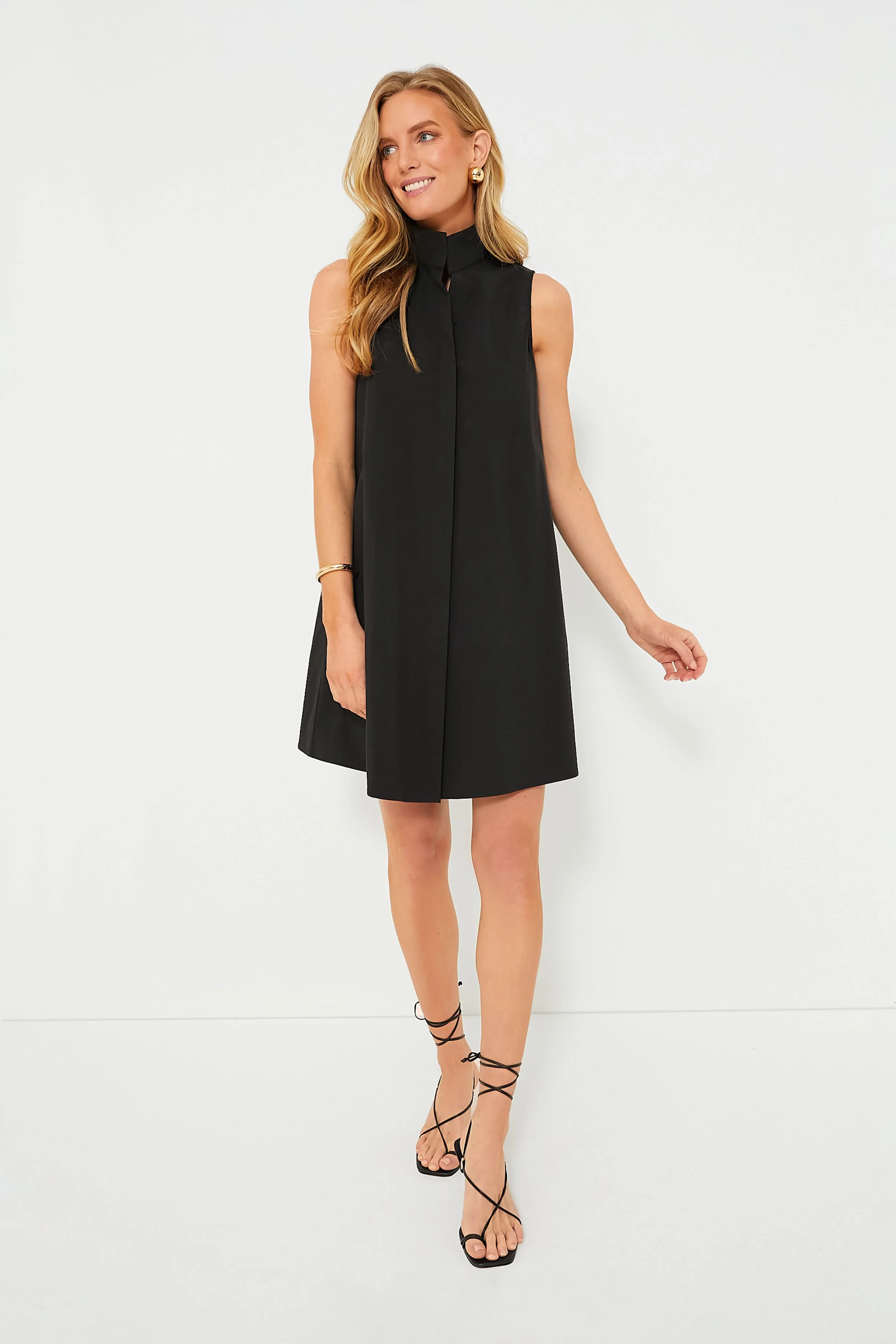 Black Sleeveless Charlie Dress | Tuckernuck (US)