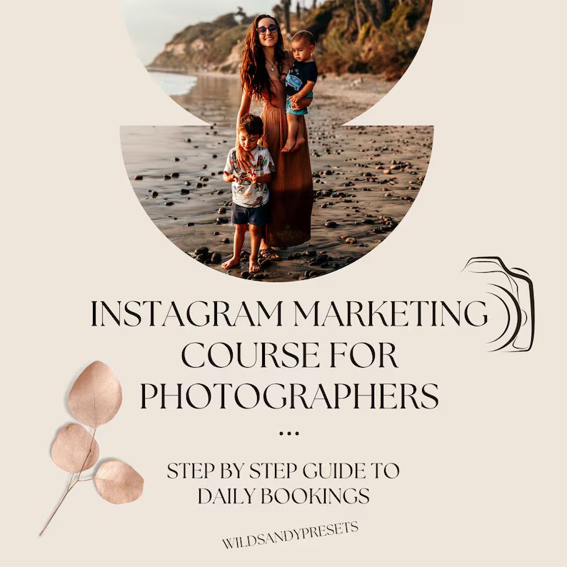 Photography Marketing Course Instagram Marketing Template for Photographers / Instagram Marketing... | Etsy (US)