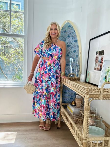 Loving this summer dress that would also make a great wedding guest dress. Wearing a small - code FANCY15 for 15% off and up to 30% off site wide this week

#LTKFindsUnder100 #LTKStyleTip #LTKSeasonal