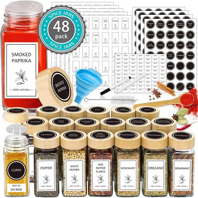 Set of 48 Spice Jars | Wayfair North America