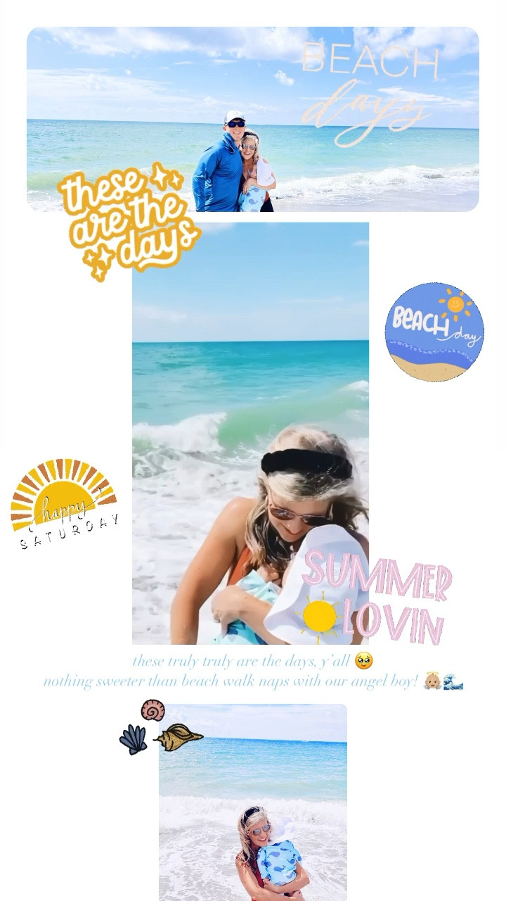 these truly truly are the days, y’all 🥹 nothing sweeter than beach walk naps with our angel boy! 👼🏼🌊

#LTKfamily #LTKswim #LTKbaby
