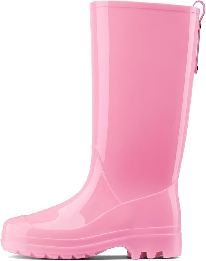 HISEA Rain Boots for Women Waterproof Garden Boots, Knee High Rain Shoes with Comfort Insole, Non... | Amazon (US)