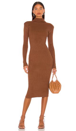 Abilene Sweater Dress in Nutmeg | Revolve Clothing (Global)