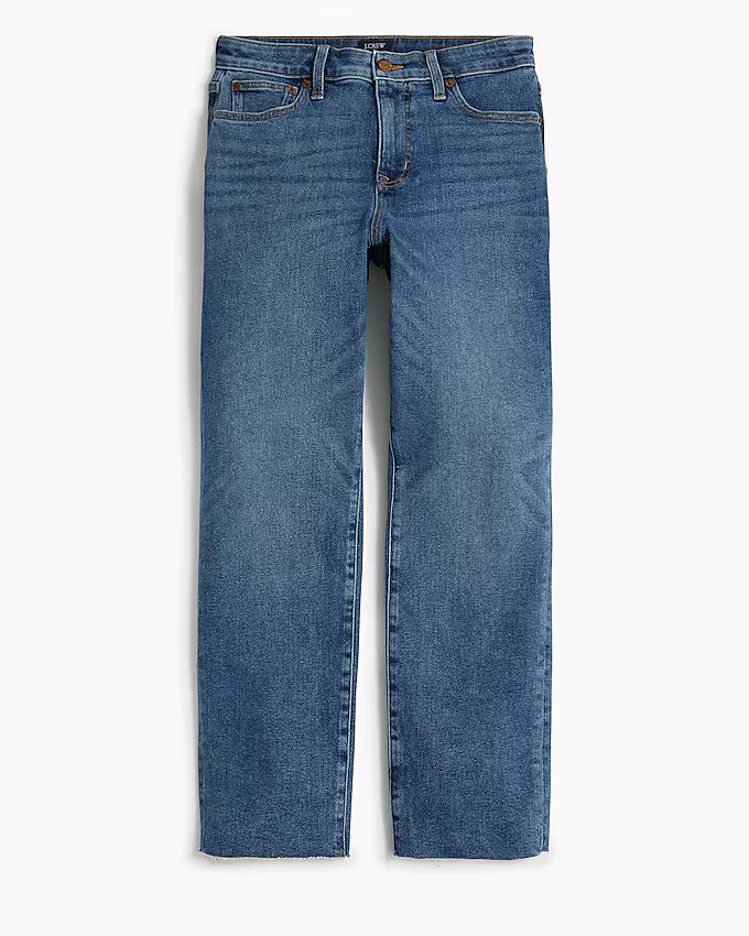 Curvy essential straight jean in all-day stretch | J.Crew Factory