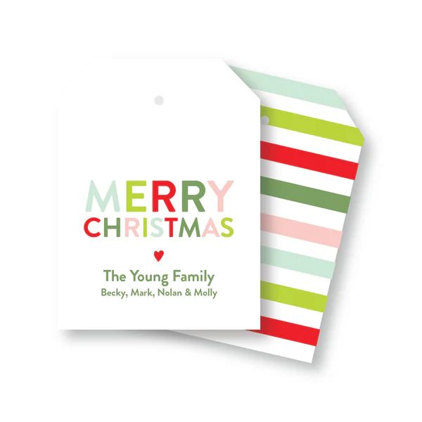 Merry Christmas Holiday Tags | Joy Creative Shop