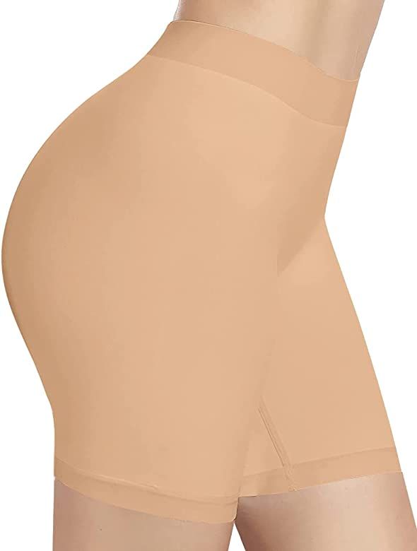 BESTENA Slip Shorts Womens Comfortable Seamless Smooth Slip Shorts for Under Dresses | Amazon (US)