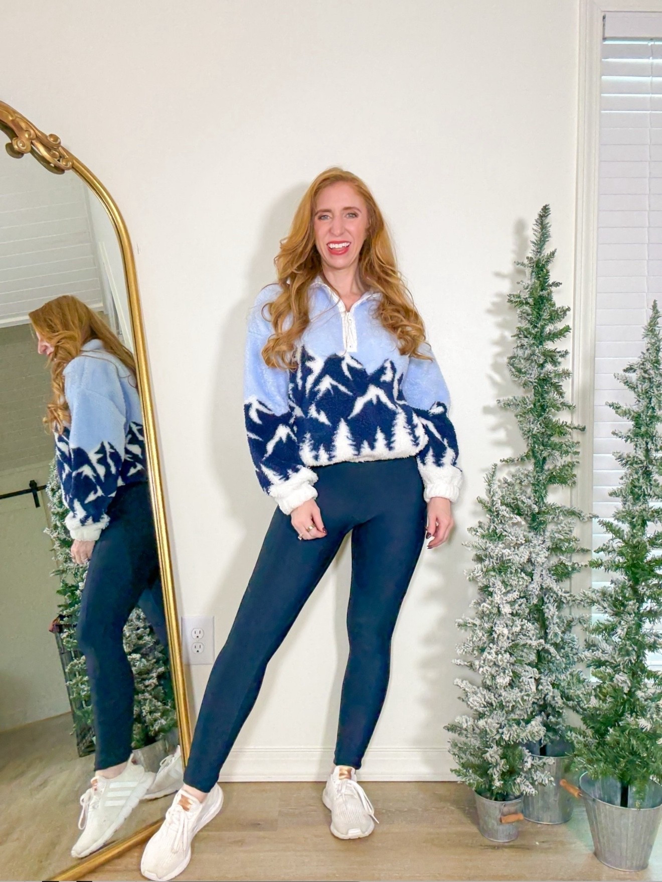 Casual winter outfit / Sherpa fleece pullover 





Comfy outfit 
Walmart finds 
Amazon finds 
Old navy 
Mom style 
Warm outfit 
Fleece lined leggings 

#LTKSaleAlert #LTKmomlife #LTKootd