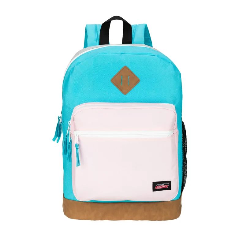 Genuine Dickies Unisex Varsity Backpack Light Blue Pink Colorblock | Walmart (US)