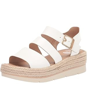 Dr. Scholl's Shoes Women's Once Twice Espadrille Platform Wedge Sandal | Amazon (US)