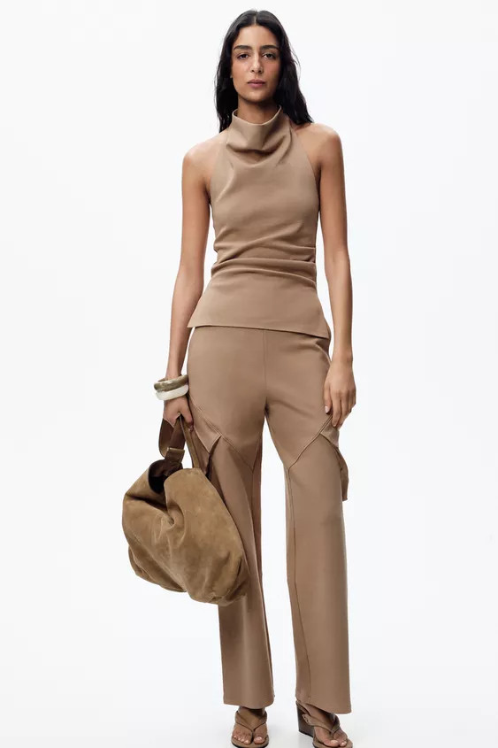 WIDE LEG CARGO PANTS | Zara US
