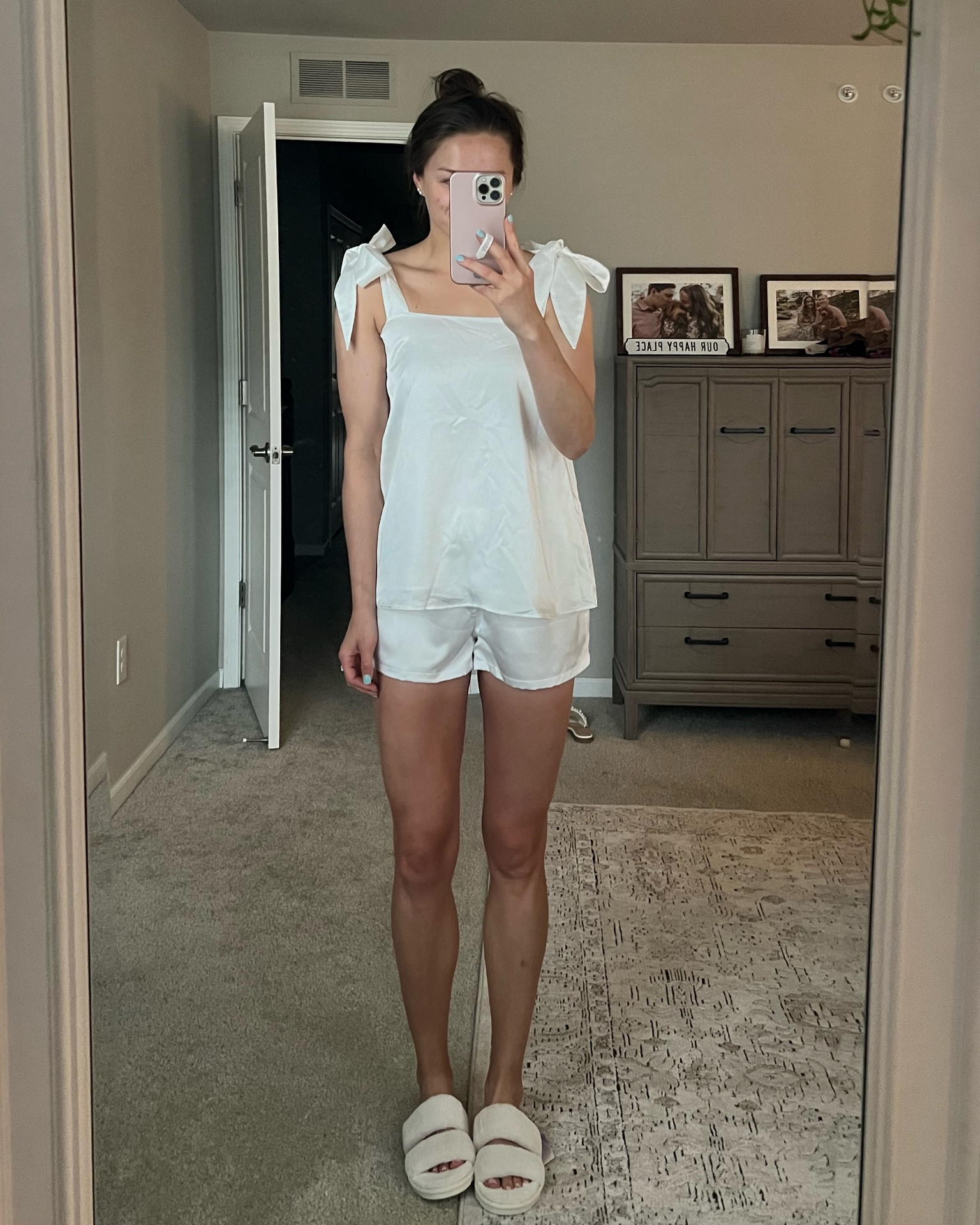 higher pajama option — wearing size small in both. Double lined and sooo comfortable 🤍🥂

#LTKSeasonal #LTKfindsunder100 #LTKwedding