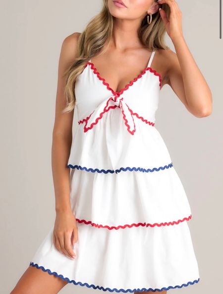 I added this cute little red white and blue number to my cart so fast! 

#LTKparties #LTKU #LTKSeasonal