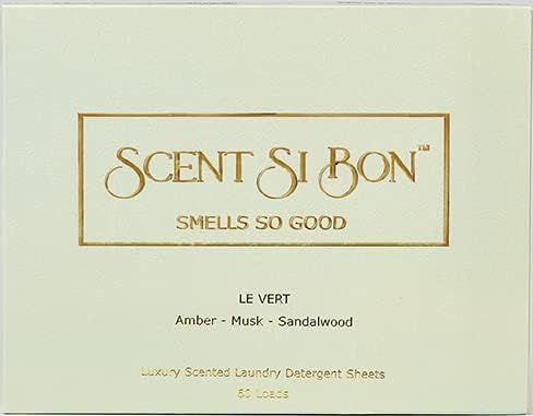 Amazon.com: Scent Si Bon Luxury Scented Laundry Detergent Sheets, 60 Loads, Le Vert Scent Inspire... | Amazon (US)