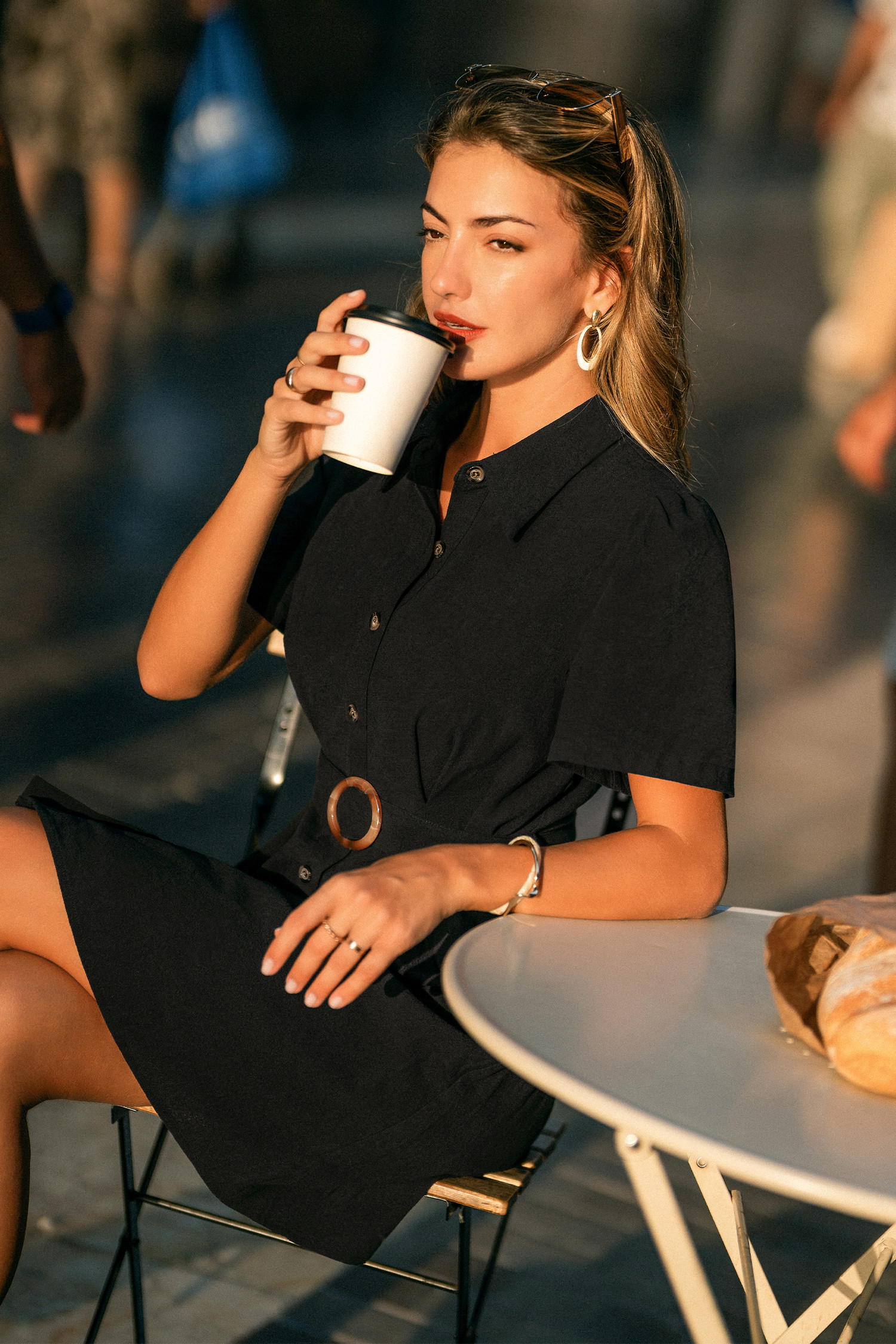 Quiet Moments Black Mini Dress | Cupshe US