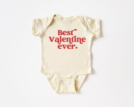 Best Valentine Ever Baby Bodysuit Baby Valentine Outfit | Etsy | Etsy (US)