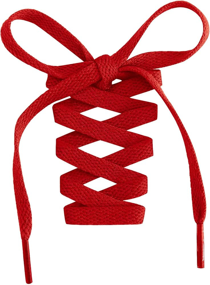 Handshop Flat Shoelaces 5/16" - 20 Colors in 36"-72" Shoe Laces For Sneakers | Amazon (US)