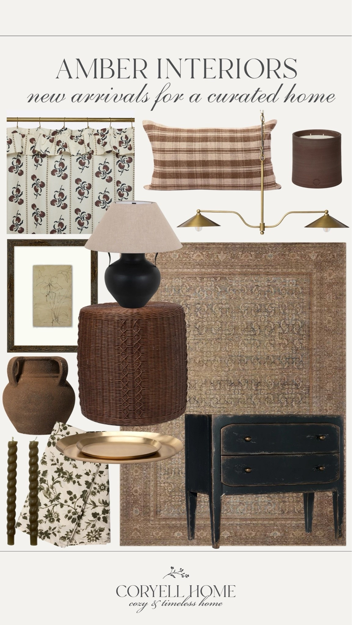 New arrivals for fall from Amber Interiors 🍂 I’m loving these moody furniture finds, cozy autumn decor, and this gold chandelier. All such pretty, seasonal finds for a cozy fall decorated home.

#LTKSeasonal #LTKHome