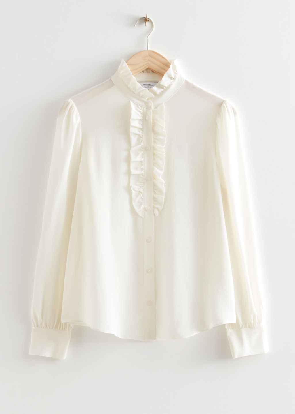 Frilled Silk Blouse | & Other Stories US