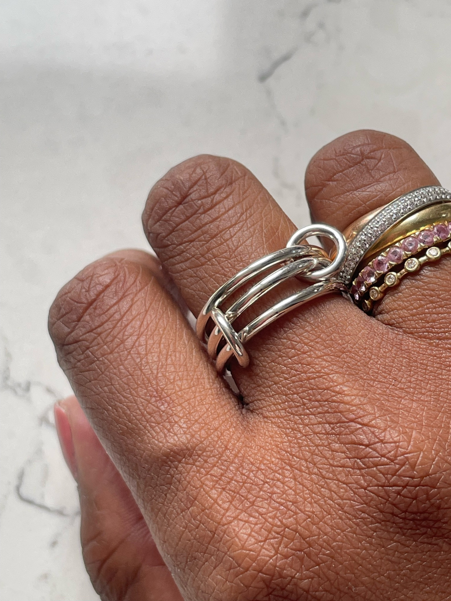 Silver Spinelli kilcollin ring 