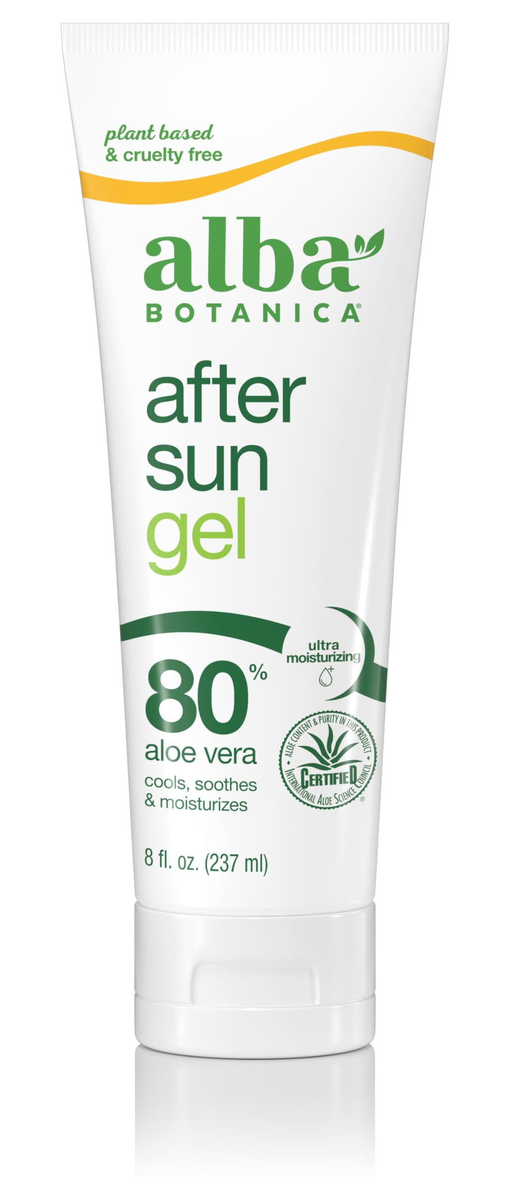 Alba Botanica Aloe Vera Gel for Skin, Cooling After Sun Treatment for Face and Body, Made with Pu... | Amazon (US)