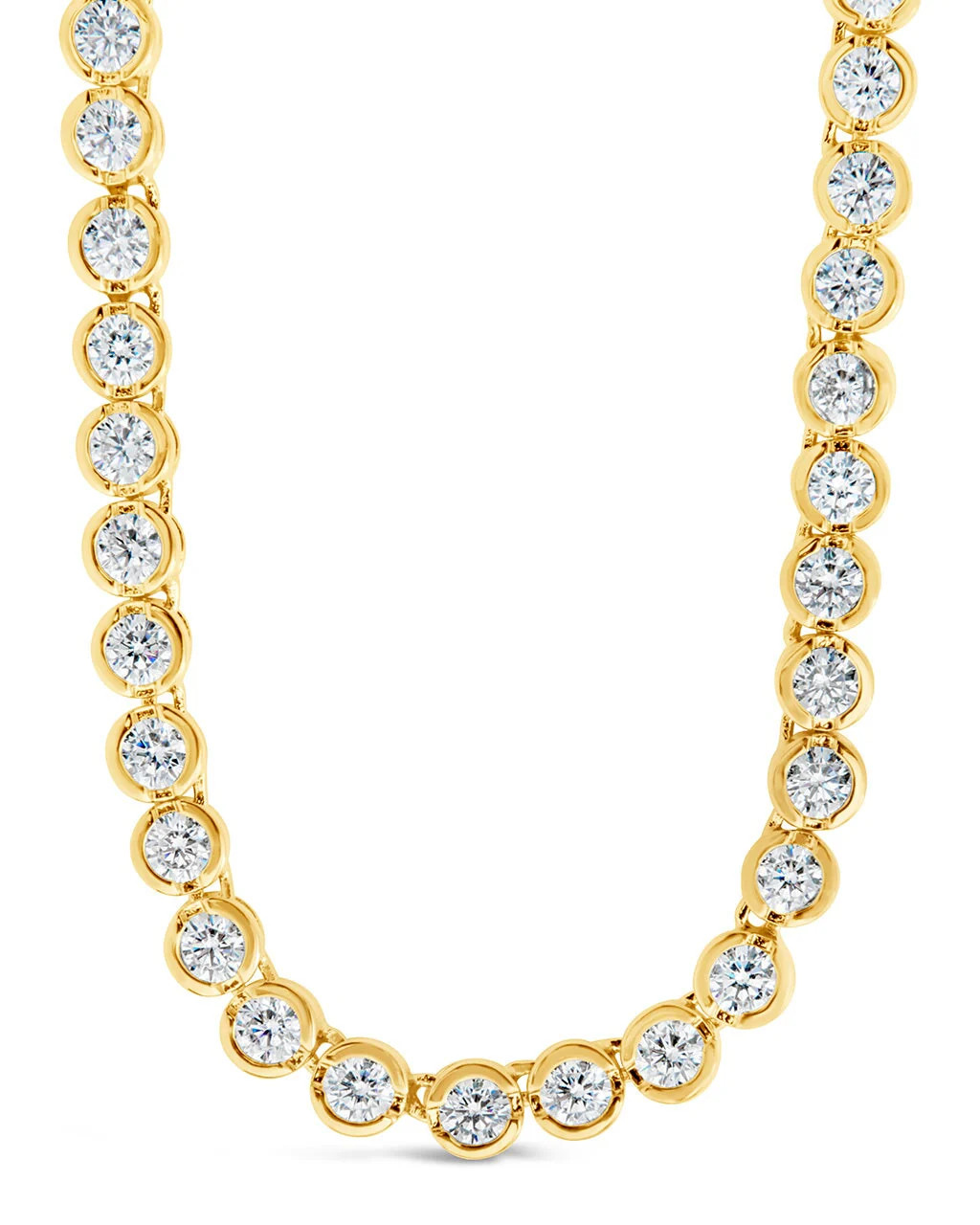 Helene Cubic Zirconia Tennis Necklace | Sterling Forever
