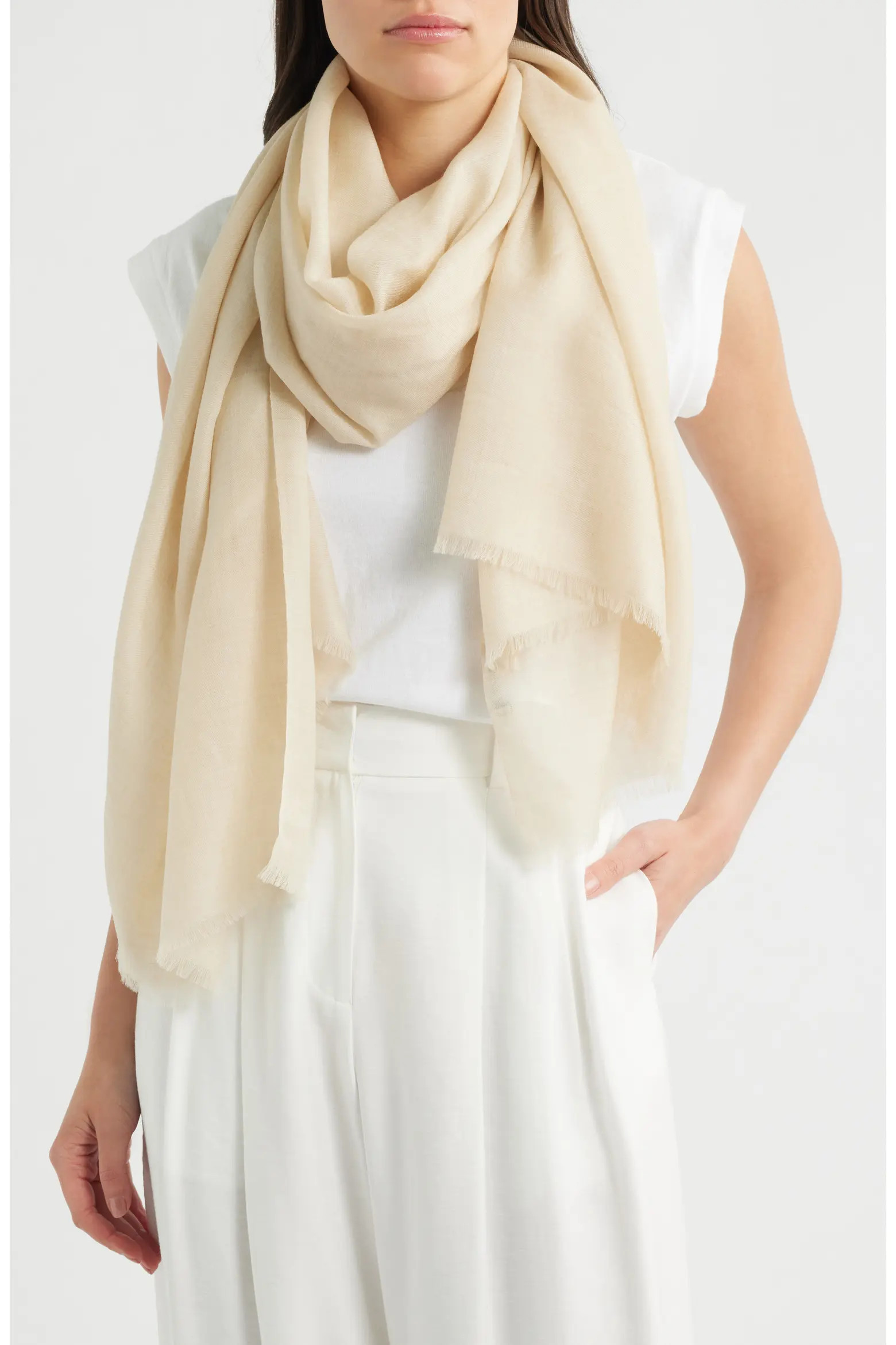 Cashmere Fringe Cashmere (Women) | Nordstrom | Nordstrom