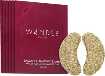 Wander Beauty Baggage Claim Gold Eye Masks | Nordstrom | Nordstrom