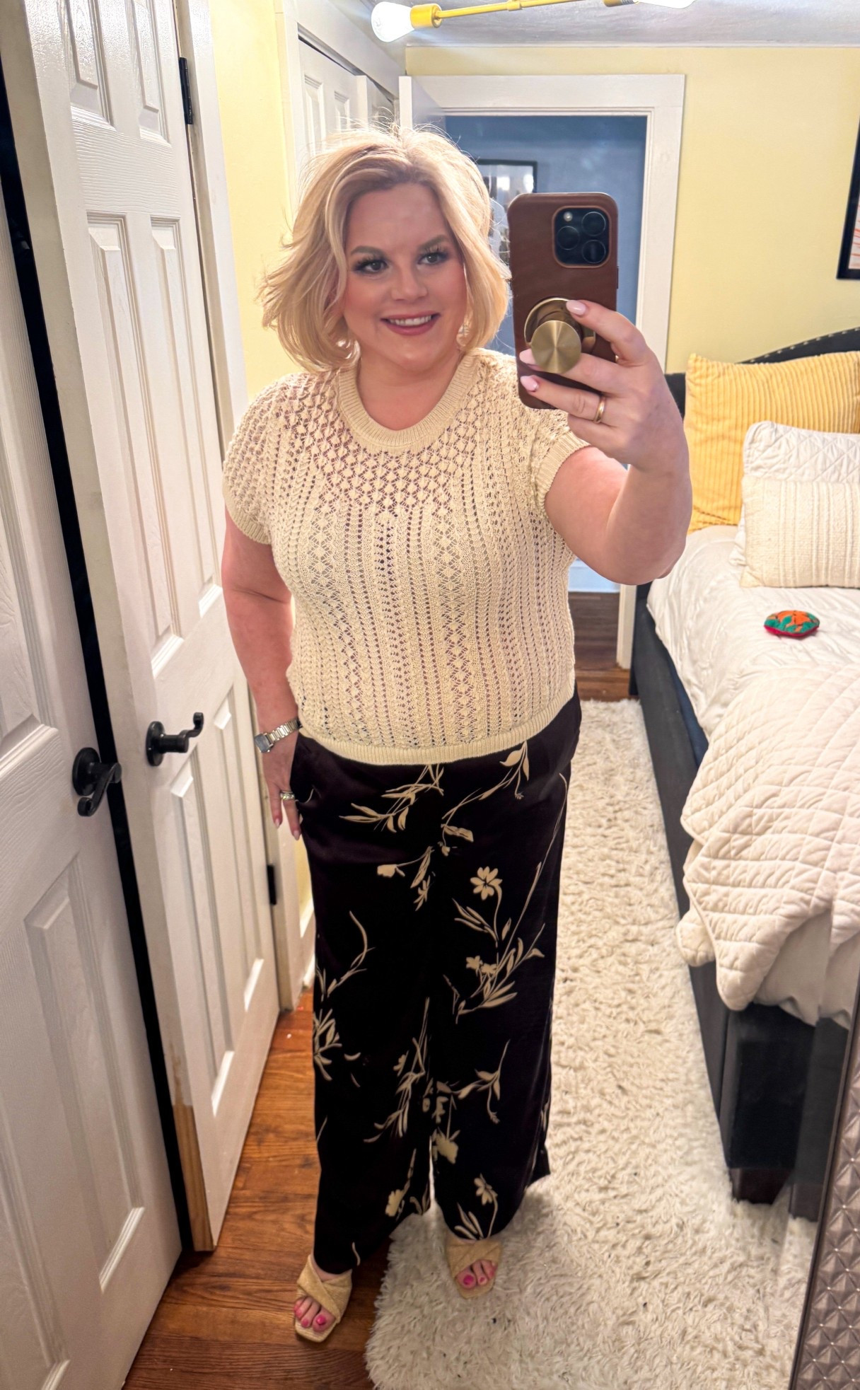 If you'd told me that these were $200 pants from Anthropologie, I'd believe you.
In reality they are from Target and cost a fraction of what I'd of expected.
Super comfortable too! 
Vacation outfits, Easter outfit, resort wear, Target

#LTKWorkwear #LTKootd #LTKSeasonal