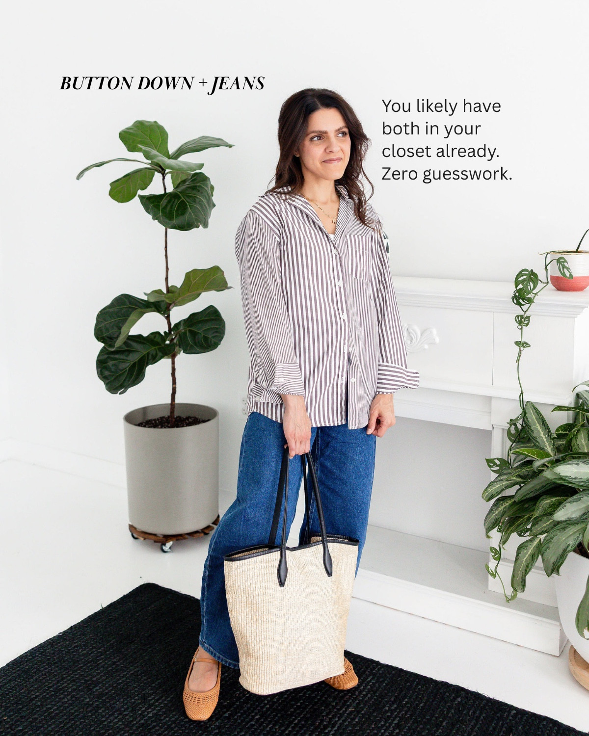 No fail Spring outfit formulas: 
Button down + jeans 

You likely have both in your closet. Roll up the sleeves, adjust buttons, tuck in or leave out — you’ve plenty of options! Linked all my current favorites! 

#LTKSeasonal #LTKgrwm #LTKootd