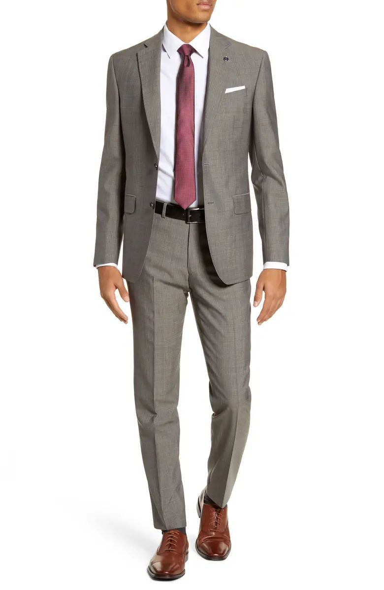 Jay Trim Fit Solid Wool Suit | Nordstrom