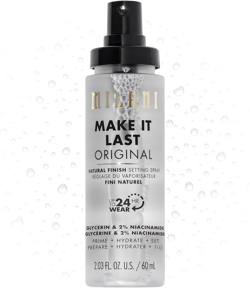 Milani Setting Spray + Primer, Make It Last Original - Natural Finish with Niacinamide for Hydrat... | Amazon (US)